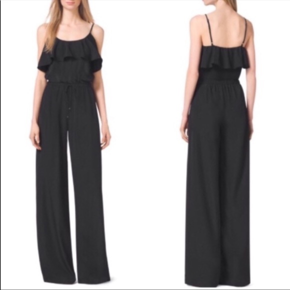 MICHAEL Michael Kors Pants - VGUC | Michael Kors Ruffle Jumpsuit Black M